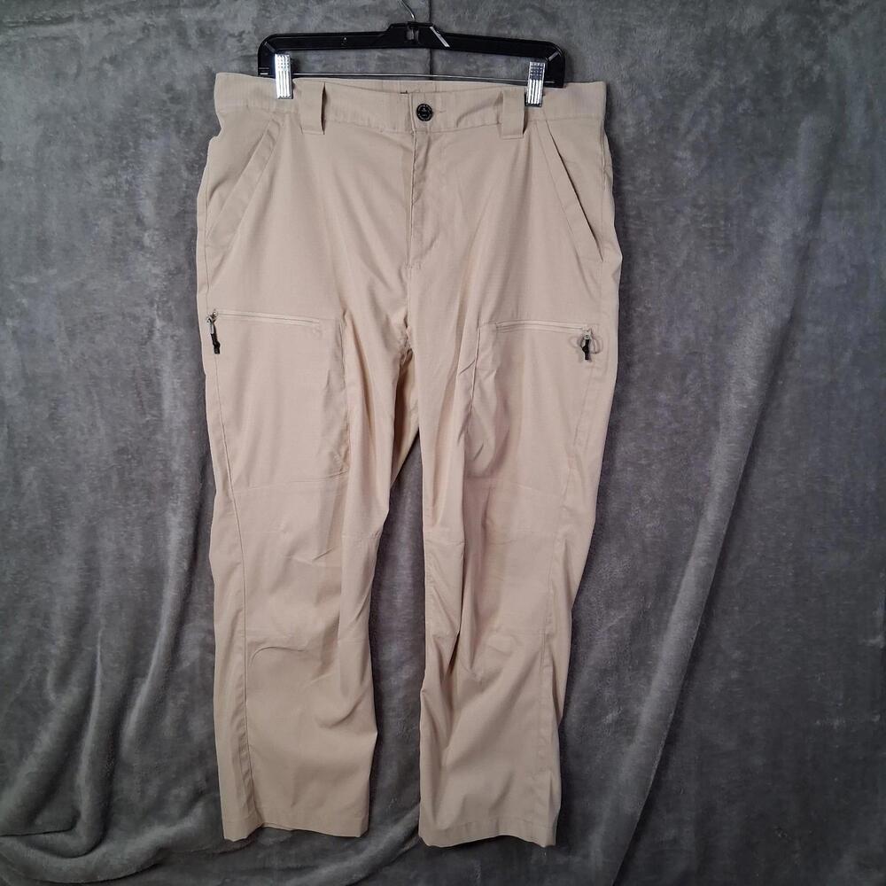 World Wide Sportsman Pants Mens‎ 36/30 Ripstop Cargo Beige Inseam 27